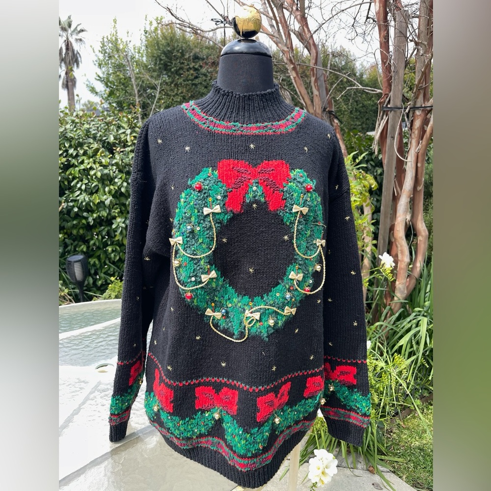 Vintage Marisa Christina Classics Christmas Sweater - size L